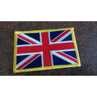 Aufnäher Union Jack, ca. 8,5 x 5,5cm